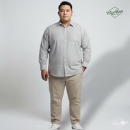 KEMEJA Men's jumbo striped shirt xxxl xxxxl Shirt top BIG size 9xl 7xl 5xl