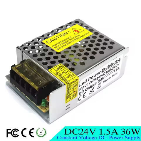 Mini size variable 24V 1.5A 18V 2A 12V 3A 36W 15V 30W 5V 25W DC Power Supply Switching Switch Transf