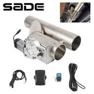 Stainless Steel Car Exhaust Y Pipe Kit, Exhaust Cutout Dual Valve System for Diameter 2.5"/ 3" Exhau