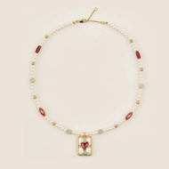 New Product/Yi Mengling Lu Yuxiao Same Style Purple Eye Love Necklace Niche Design Multiple Amine Co