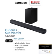 SAMSUNG 5.1.2ch Q-Series Soundbar HW-Q800D | Wireless Dolby Atmos Pembesar Suara Audio 音响喇叭