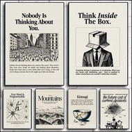 Minimalist Motivational Quotes Inspirational Discipline Art Poster Self-adhesive Art Waterproof Pape