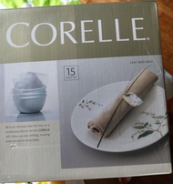 Brand New Original Corelle 15 Piece Dinnerware Set Leaf and Vase. Local SG Stock and warranty !!