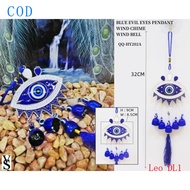 Blue Evil Eyes Windchime Wind Bells Handcraft Pendant Home (QQ-HY202A,QQ -YX-66,QQ-HY227A)