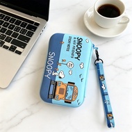 Cute Snoopy Earpods Pouch earphones lipstick pouch for earpods with Hand Strap coinpurse
