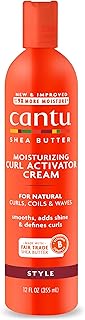 Cantu Moisturizing Curl Activator Cream with Shea Butter for Natural Hair, 12 fl oz