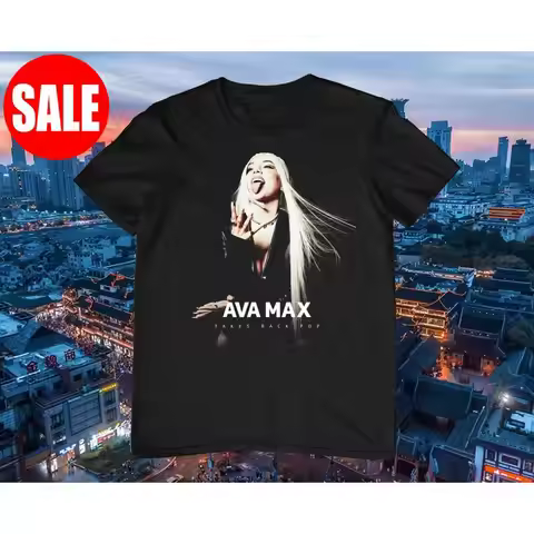 Rare Ava Max Taking Back Pop Heavy Cotton Black All Size For Men T Shirt Bt081