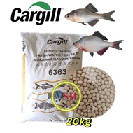 Cargill 6363  Water Fresh Fish Feed / Makanan Ikan Air Tawar 20 kg
