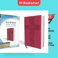 NIV  BIBLE FOR KIDS  LARGE PRINT  LEATHERSOFT PINK RED LET - Paperback - English - 9780310764137