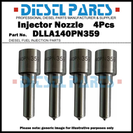 เคล็ดลับหัวฉีดน้ํามันดีเซล 4x 105017-3590 DLLA140PN359 NP-DLLA140PN359 สําหรับ Kubota V2403 V2403M V