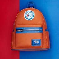 🆕 #美國代購 US🇺🇸 📦訂購 美國代購 Loungefly NBA Philadelphia 76ers Basketball Logo Mini Backpack 費城76人 背包 《下單前請先