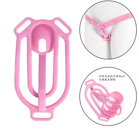 3.0 FuFu Hypocrite Chastity Lock Male Chastity Device with Fake Hidden Genitals Easy To Wear Adult G
