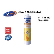 V-Tech HIGH PERFORMANCE Glass & Metal Sealant - VT218 (CLEAR, WHITE & GREY)