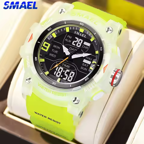 SMAEL Digital Watches Men Sports Luminous Multifunction Waterproof Man Wristwatch Fashion Outdoor Ru