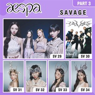 AESPA KPOP POSTER SAVAGE PART 3