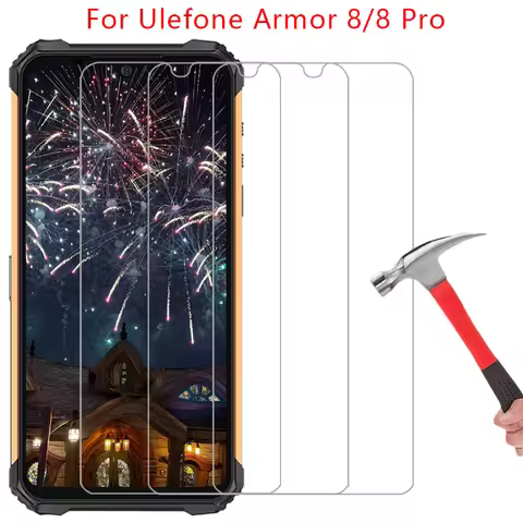 protective tempered glass for ulefone armor 8 pro screen protector on armor8 armor8pro 8pro phone fi