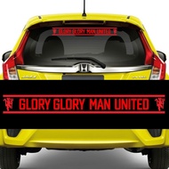 Cutting Sticker Manchester United Glory Glory Man United Car Window Sticker Accessories