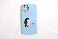 動物園系列 企鵝水藍色 手機殼