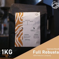 Biji Kopi 1kg Full Fine Robusta Lampung