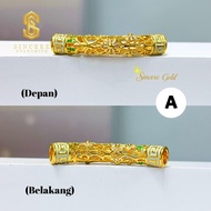 Sincere Store Emas 916 5G Bead Bamboo Flower FD | Emas 916