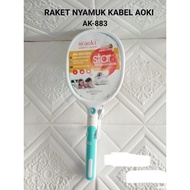JUMBO MOSQUITO RACKET CHARGE SUPER VERY STRONG CABLE AOKI AK 883 CAS MOSQUITO REPELLENT CABLE