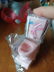 扭蛋類：自癒系列TOYS SPIRITS迷你真沖水馬桶扭蛋玩具(pink)