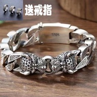 Men Men Bracelet Men Domineering Tiger Head Chain 925 Silver Bracelet Thai Silver Domineering Bracel