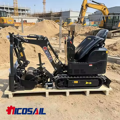 0.6Ton Micro Crawler Excavator CE Euro 5 Approved Customized Service For Narrow Space Farm Planting 
