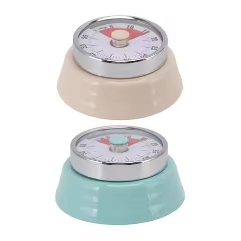 60 Minute Visual Analog Timer Accurate Timing Time Management Metal Shell 60 Minute Visual Timer Del