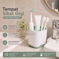 Jolly Jolly Jolly | Minimalist Design Three-Section Toothbrush Storage Container