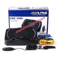 Active Subwoofer 8 Inch Car Compact UNDERSEAT Active Subwoofer (Alpine SWE-1080)