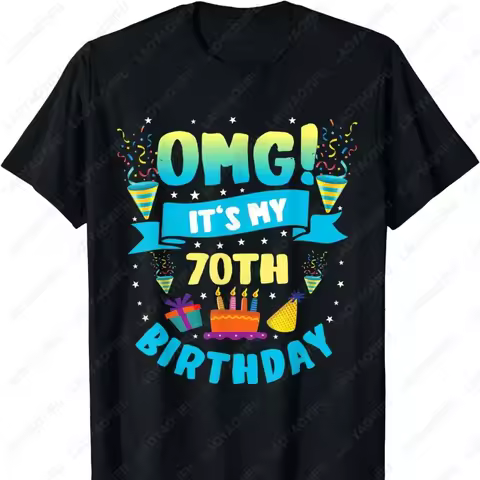 NEW LIMITED 70 Year Old Shirt OMG It's My 70th Birthday Gift Idea T-Shirt Limited Edition 70th Birth