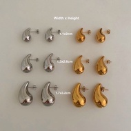 HER OBJECTIVE_HER WATER DROP BOLD EARRINGS