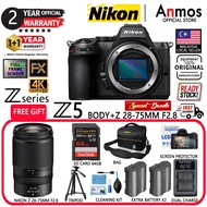 Nikon Z5 Mirrorless Camera Z5 FULL FRAME with 24-50mm Lens / 24-70mm Lens / 24-200mm Lens/BUNDLE (2 