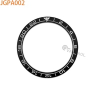 อุปกรณ์เสริมนาฬิกาข้อมือ Ceramic Panda Scale Ring สำหรับ Seiko SKX007 Outer Bezel Digital Block 38-3