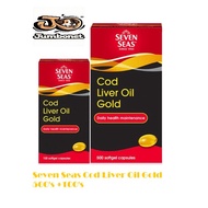 Seven Seas Cod Liver Oil Gold 500+ 100 Capsules
