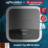 Ariston x sgPlumbMart Andris2 Top 30 Liters WiFi-enabled Storage Water Heater Ariston TOP 30