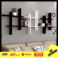 HIASAN DINDING Wall Shelf Wall Shelf Minimalist Wall Shelf Wall Mounted Shelf Living Room Wall Hangi