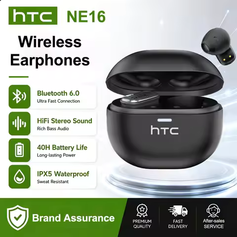AI Translate Earbud HTC NE16 Face To Face Translation TWS Wireless Bluetooth Earphone With Mic HD Ca