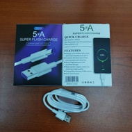 SFC-5A Super Flash Charge + Data Transmission USB Cable 5V 5A 1meter - TYPE-C