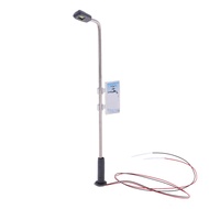 20 Pieces Mini Model Railway Train Lamppost Street Light LEDs Warm White HO Scale Garden Landscape L