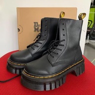 🌈 香港潮人必備！Dr.martens 1460 八孔軟皮鬆糕底馬丁靴 女款黑色 全新正品