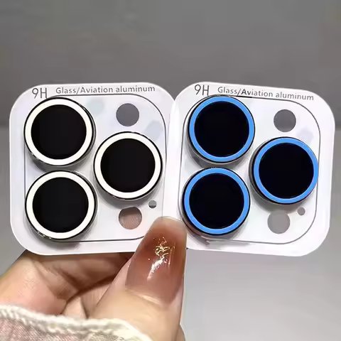 9H Hardness Tempered Glass Camera Protectors for IPhone 16 Pro/16 ProMax/16 Plus/16 Shatterproof Ult