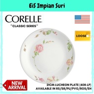 Corelle Loose (108-LP) 21cm Luncheon Plate (Country Rose / Sakura / Provence Garden / European Herbs / Daisy Field)