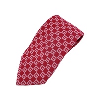 二手GUCCI商務套裝，飾有G字刺繡，搭配紅色RED