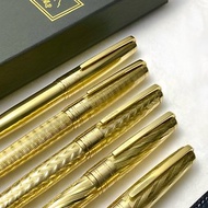 3952老山羊-X800 原味黃銅 基本雕刻系列 雙色鋼尖鋼筆