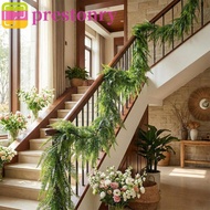 PRESTONRY Artificial Persian Fern Vines, 180CM Length Lifelike Faux Boston Fern Garland, Fake Vines 