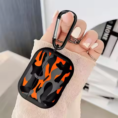 Case For Airpods 2 3 Pro3 1 Pro Pro2 4 Earphone Cases Cover Camouflage Design