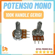 Potentiometer 100K Mono Potentiometer 100 Kilo Potentiometer Mono 100 K