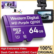 Brand New Western Digital Purple 64GB 128GB 256GB 512GB Surveillance DashCam Memory Card High Speed